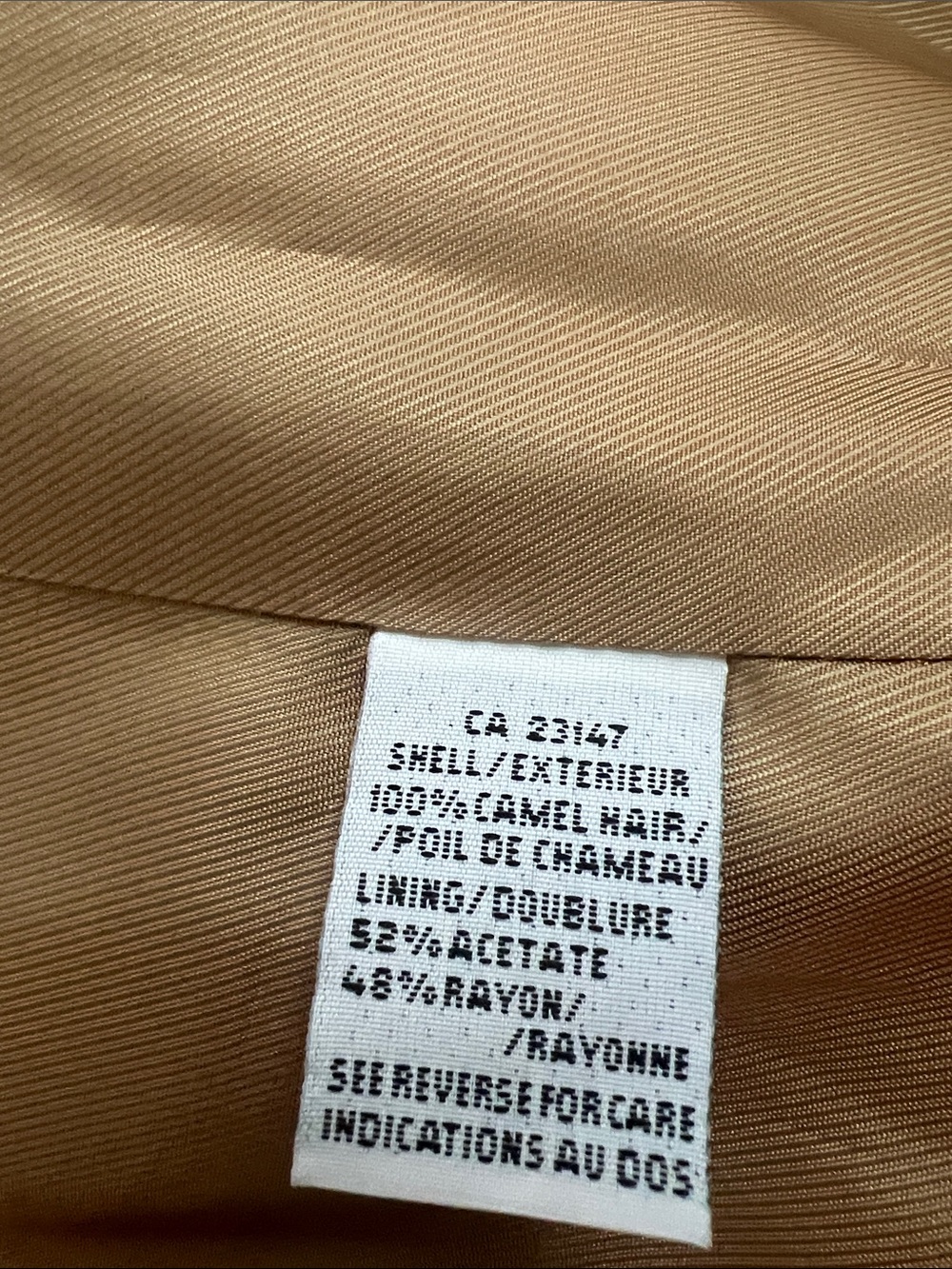 Talbots Tan Wool jacket - Picture 9 of 9